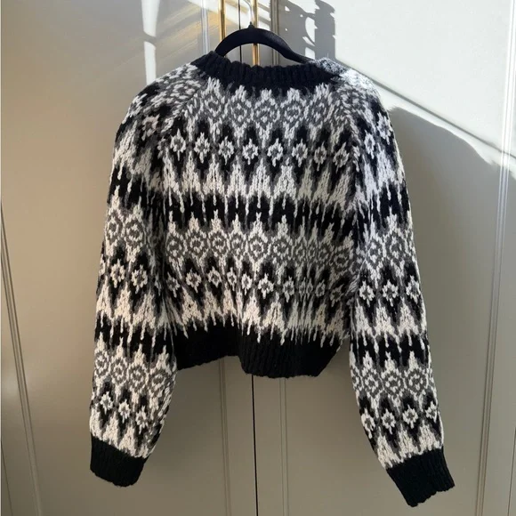 NWT J.Crew fair isle cardigan sweater - Picture 4 of 7
